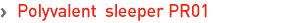 polyvalent standard rail sleeper pr01